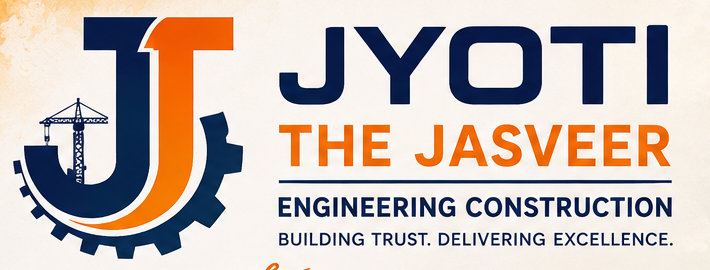 Jyoti The Jasveer Engineering Construction Logo